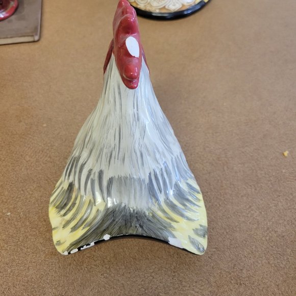 Discontinued Tuscan Rooster Cookie Jar - Picture 4 of 5